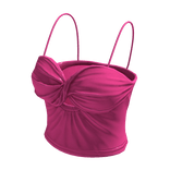 Tank Top Pink Tight Basic Cami Baddie Tee Shirt