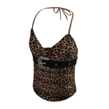 Tank Top W/Belt | Leopard