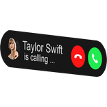 Taylor Swift is calling phone call bubble