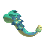 Teal Desert Snake Tail