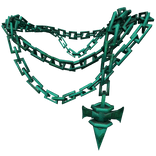 Teal Kurapika Hanging Neck Chain
