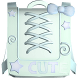 teal lace randoseru backpack