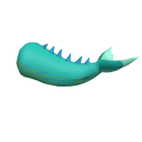 Teal Sea Monster Tail