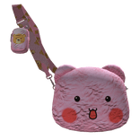 Teddy Crossbody Bag (Pink)