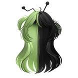 Tee Vee Y2K Halfup Loose Pigtails W Antennas