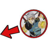 Tengen Uzui Pointing Meme Circle Demon Slayer