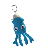 Tentacles Jr Squid Keychain