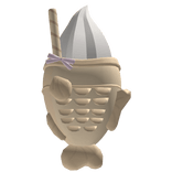 cute vanilla taiyaki dessert ice cream