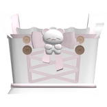 pink bear lace corset dress