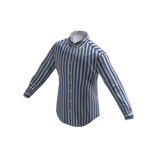 Test Blue Striped Shirt