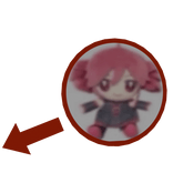 Teto Plush Meme Red Arrow Pointing at Circle