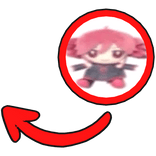 teto plushie red pointing meme circle
