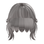 Textured Fringe Ash Hair