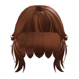 Textured Fringe Ginger Hair