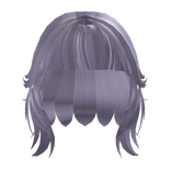 Textured Fringe Light Purple Hair