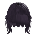 Textured Fringe Purple Hair