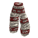 Thai elephant pants (Red, Whit)