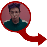 Thanos Player 230 Face Pointing Squid Game