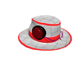 The Button Fedora Red