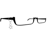 Thin Rimmed Star Chain Glasses