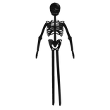 Thin Tall Black Skeleton Bundle⭐