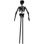 Thin Tall Black Skeleton Bundle [Steal a Brainrot]