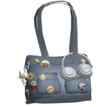 ♡ thrifted harajuku vintage denim bag