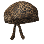 Tied Biker Leopard Bandana