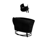 Tied Laced Tube Crop Top Trendy Neck Choker Black