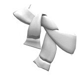 tied shoulder hoodie white 3.0