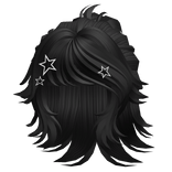 Tied Up Anime Samurai Ponytail (Black)