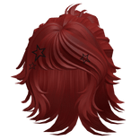 Tied Up Anime Samurai Ponytail (Red)