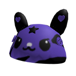 Tiger Purple and Black Star Beanie