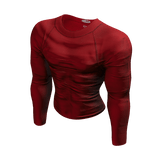 Tight Compression Long Sleeve Tee (Red)