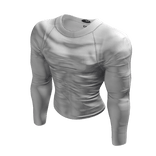 Tight Compression Long Sleeve Tee (White)