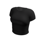 Tight Crop Top (Black)