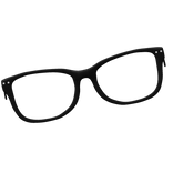 tilted glasses