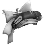 Tilted Punk Bow Hat w/ Piercings (Black 2)