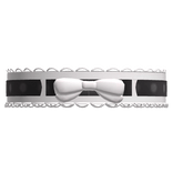 ♡ Tiny Adorable Laced Bell Choker in Black & Pink