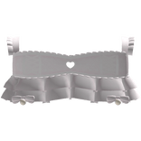 ♡ Tiny Adorable Laced Bell Crop in Pink