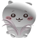 tiny little chiikawa head pet in pink