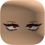 [⭐] Tired Emo Girl Face w/ Red Eyes