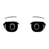 ☆ tired lost ring anime eyes  black