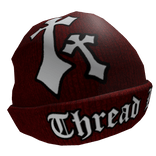 TL Y2K Goth Beanie (Red)