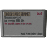 egronitums' UGC Supply Membership Card 2025