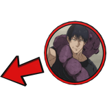 Toji Fushiguro Pointing Meme Circle Jujutsu Kaisen