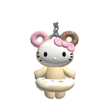 tokidoki hello kitty donut keychain