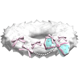 Tokidoki Pink & Teal  Gyaru Decora Fur Collar