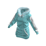 TOKYO UGC | Ice Blue Fur Dress