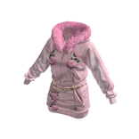 TOKYO UGC | Pink Floral Winter Dress